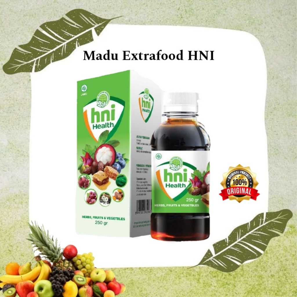 

EXTRA FOOD/HNI HEALTH dibuat dari 23 herbal buah-buahan dan sayuran 250G