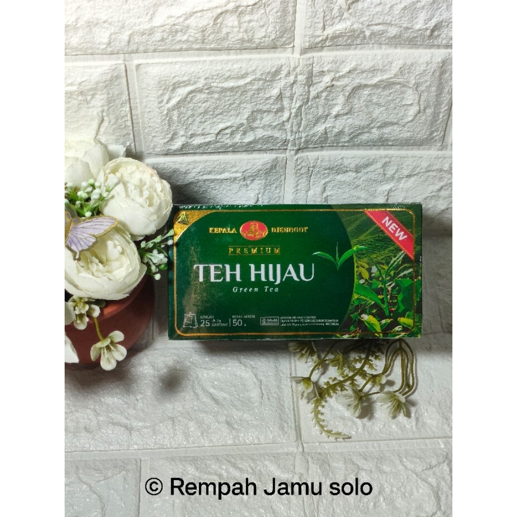 

Teh Hijau Green Tea KEPALA DJENGGOT 1 box isi 25 kantong