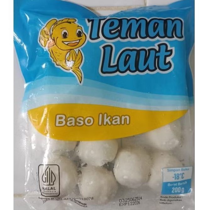 

Bakso Ikan Teman Laut 200 gr