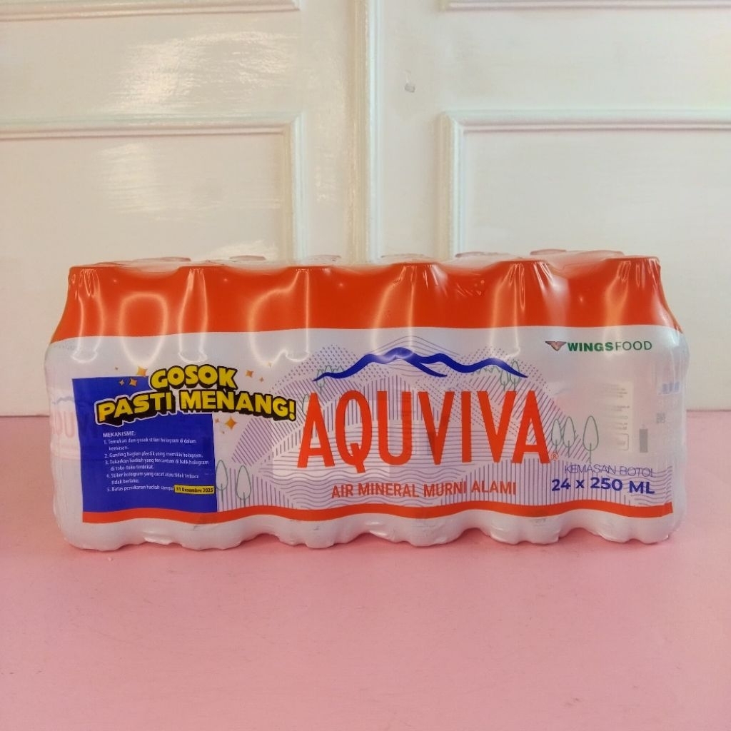 

Amanta Segar | Aquviva Air Mineral 1 Karton 250 Ml × 24 Botol Termurah