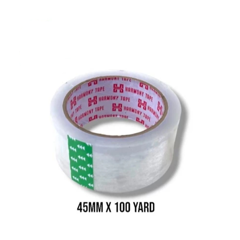 

Lakban atau Selotip Harmony Tape Uk 45x100 yard Lakban Putih Bening dan Lakban Coklat