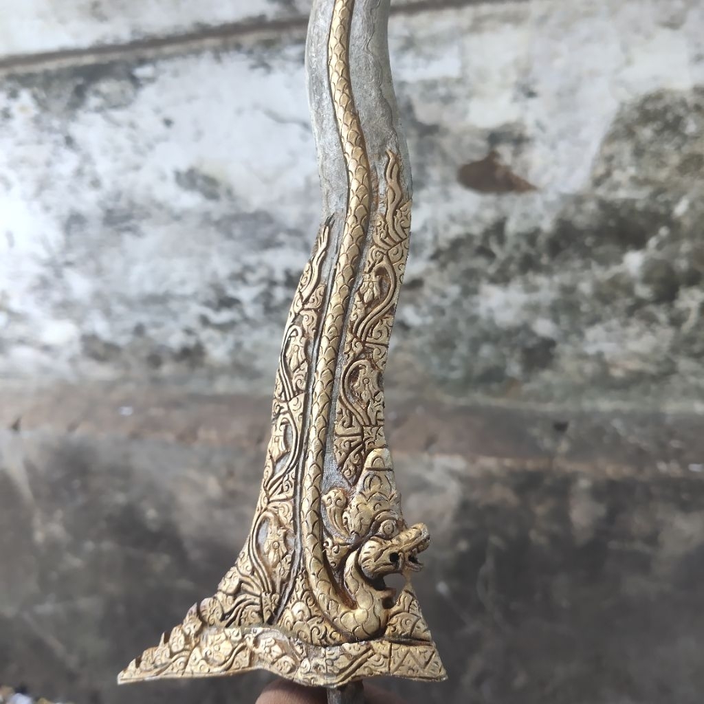 Keris Nogo Sosro Kinatah pamor pedaringan kebak