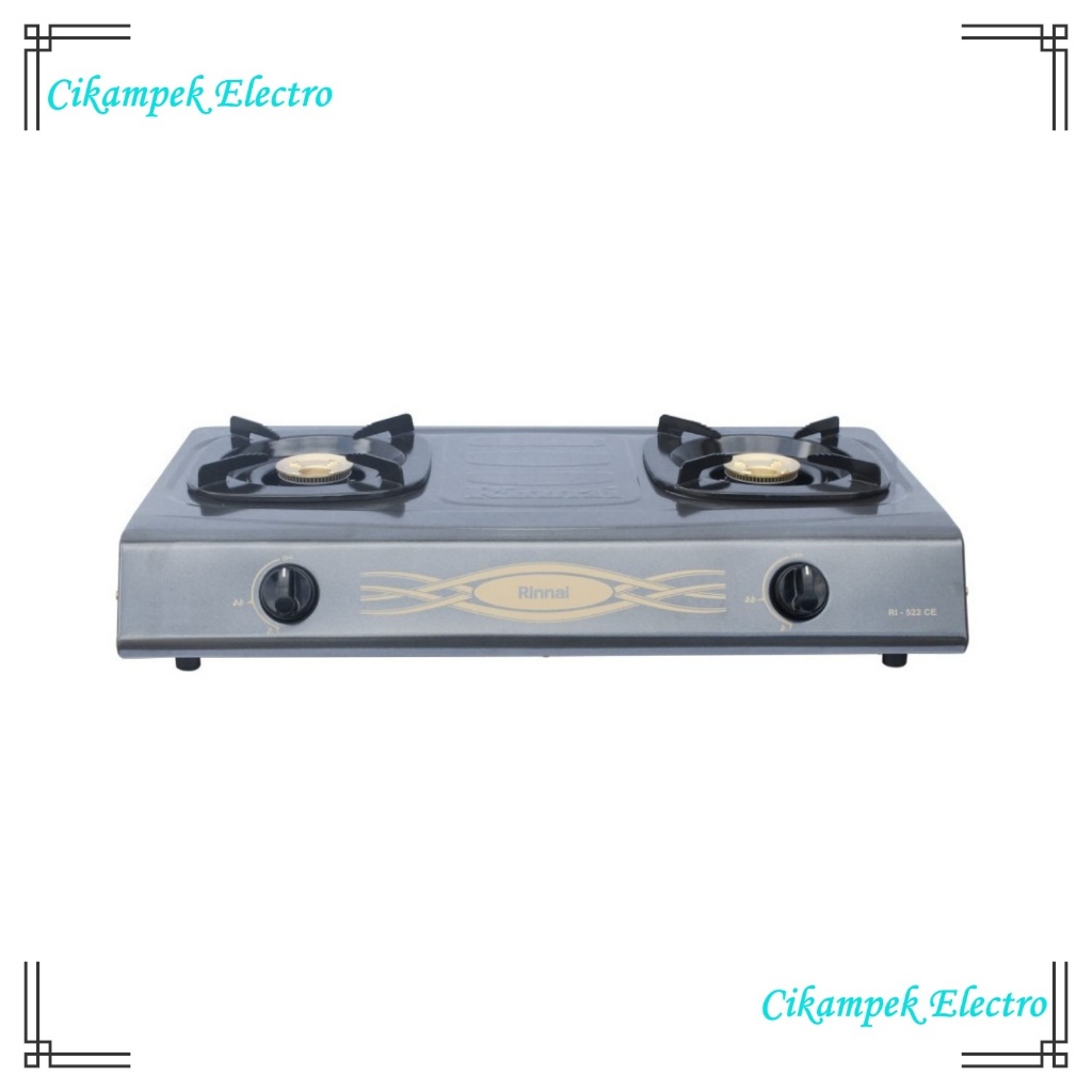 Kompor Gas 2 Tungku Rinnai RI522CE / RI 522 CE