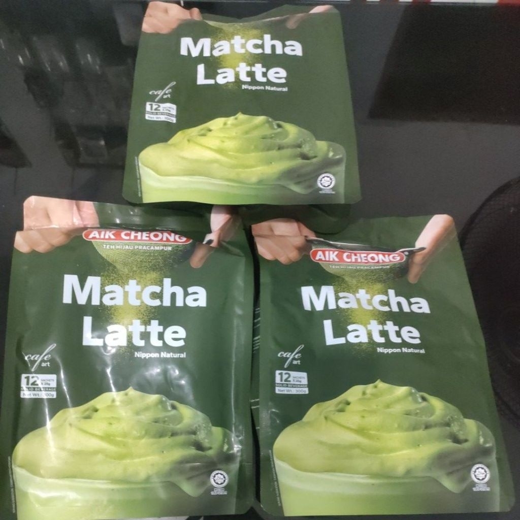 

AIK CHEONG Matcha latte teh hijau