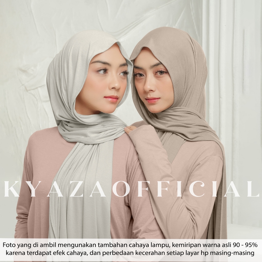 HIJAB PASHMINA KYAZA RAYON KAOS COOL TECH PASHMINA KAOS RAYON PREMIUM PASHMINA TURKISH RAYON MELEYOT