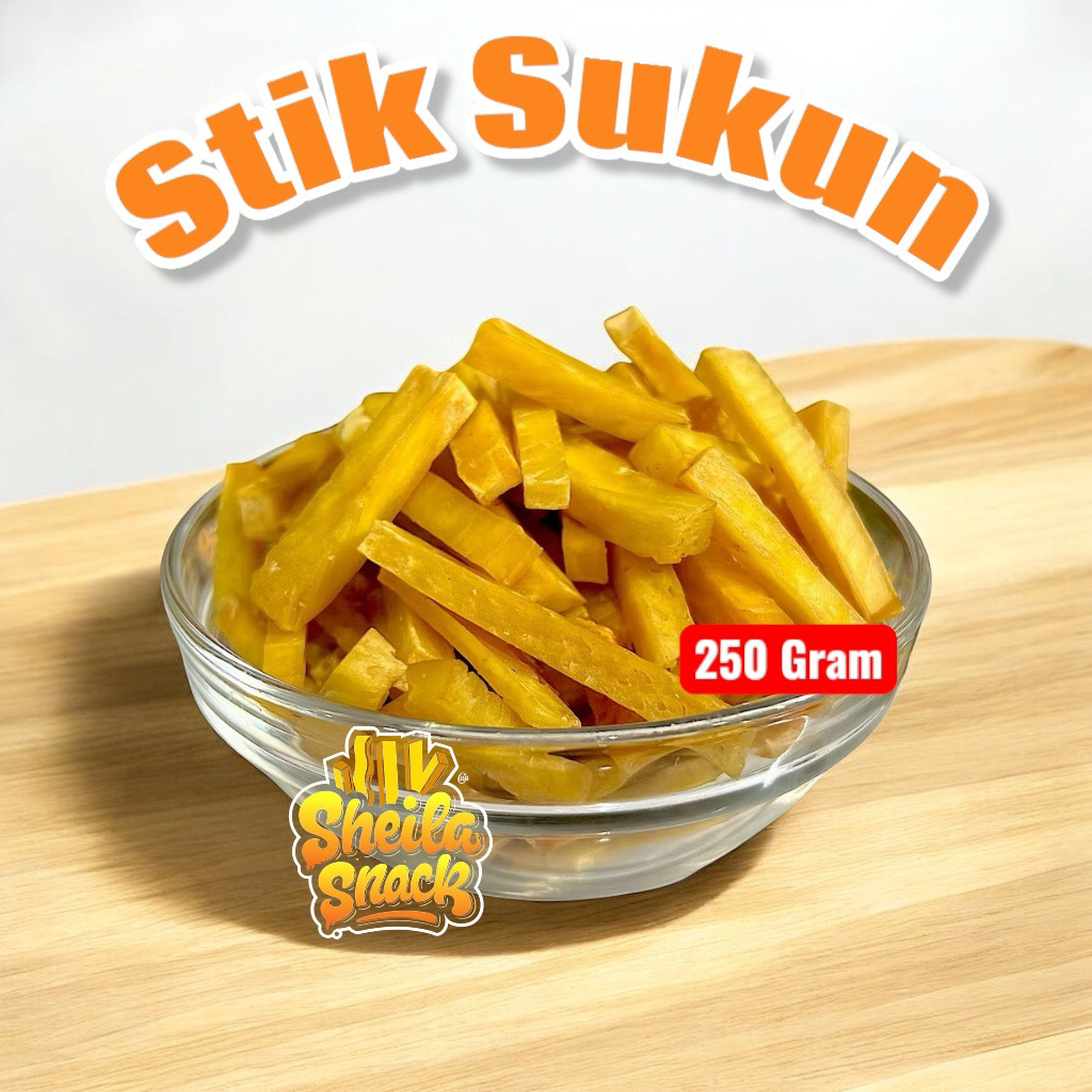 

Kripik Stik Sukun Suun Mentega Gurih Asin Renyah Asli Cilacap Berat 250 Gram