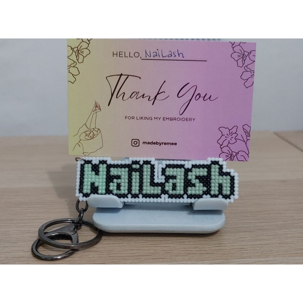 Gantungan Kunci Nama | Gantungan Tas Nama | Custom