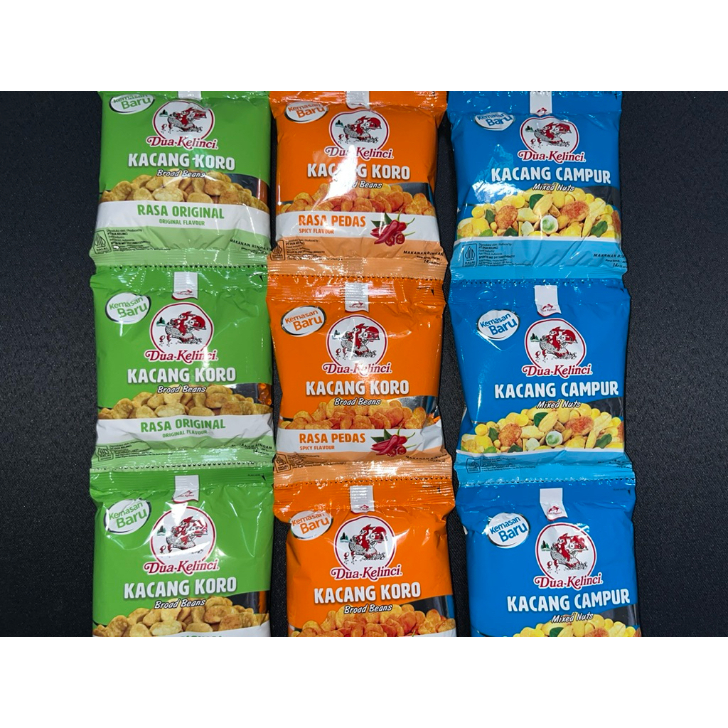 

Kacang Koro Dua Kelinci - Perenceng Isi 10 Bungkus