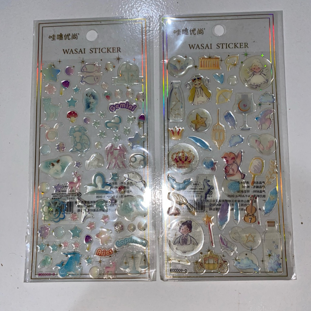 

Sticker bintang sio timbul karakter (SEALED)