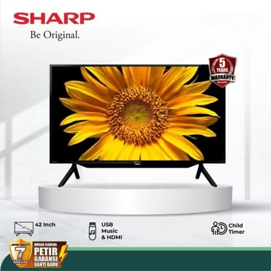 TV LED Sharp 42" 2T-C42FD1I Digital.