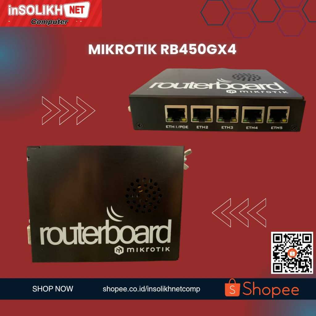 MIKROTIK ROUTERBOARD RB 450GX4