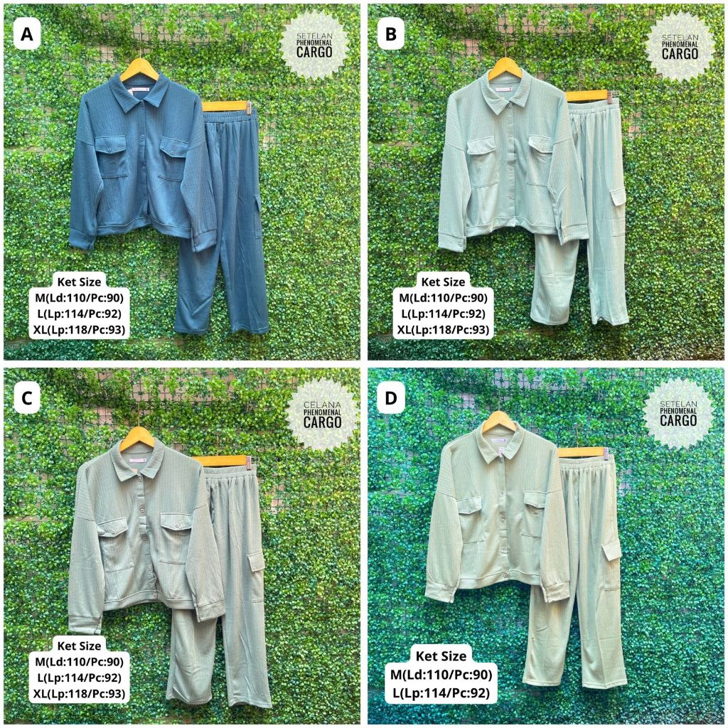 SETELAN PHENOMENAL MODEL CARGO ORIGINAL