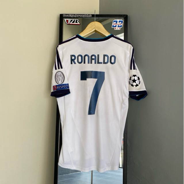 JERSEY ORIGINAL REAL MADRID HOME 2012-2013 UCL VERSION RONALDO 7 (M)