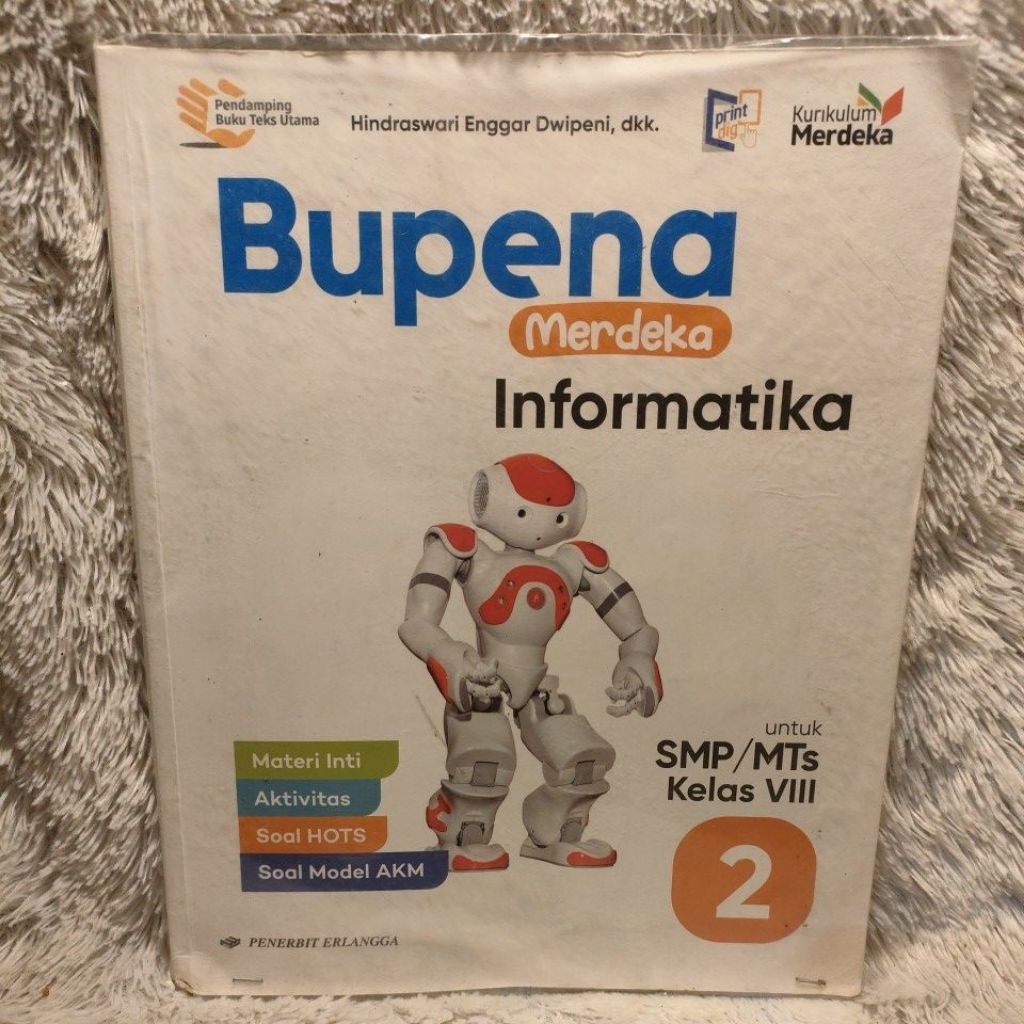 bupena merdeka informatika kelas 2 smp kurikulum merdeka