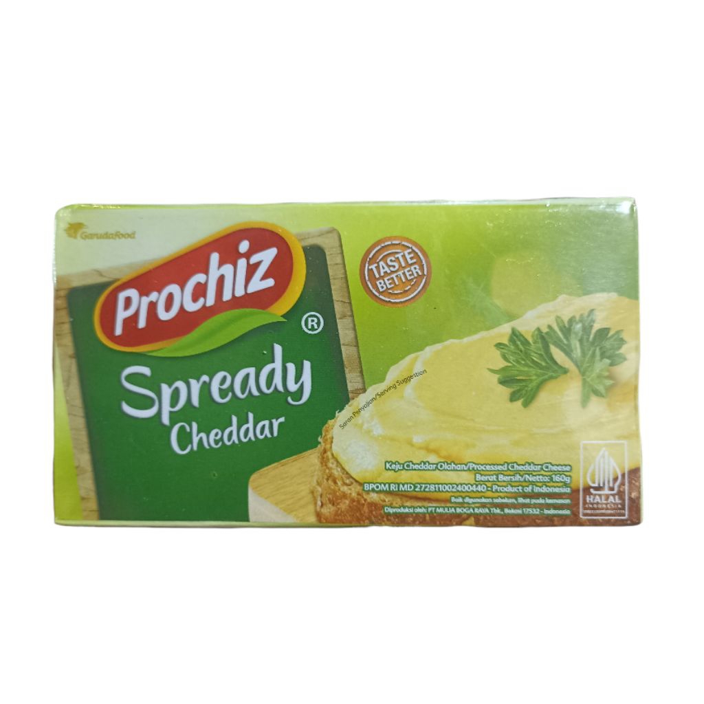 

Keju Prochiz Spready Keju Oles Cheddar Meleleh 160 gr Chesee