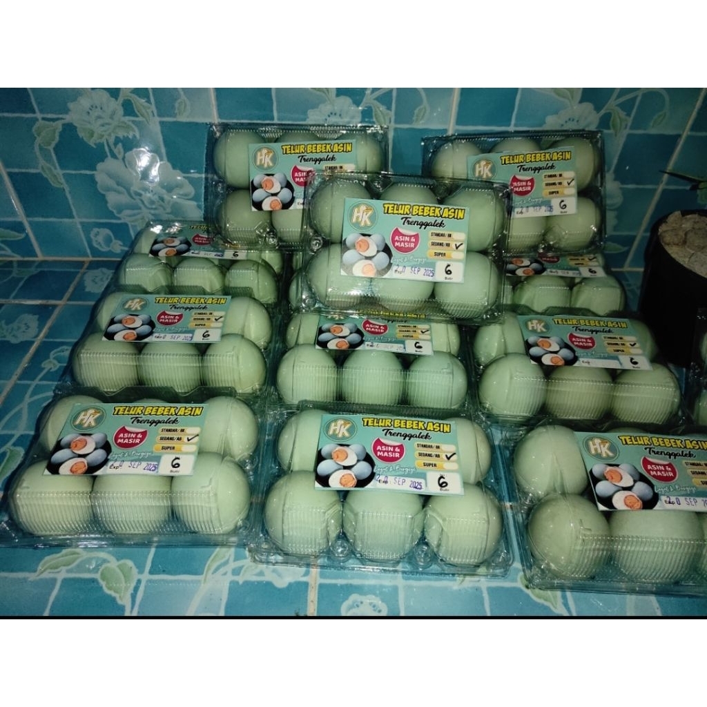

Telur asin masir isi 6 Butir,kualitas premium super