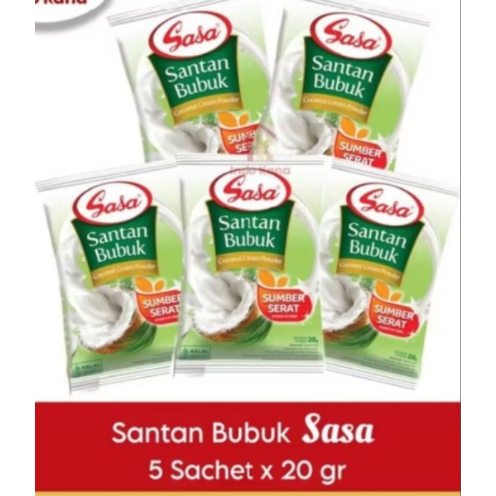 

Sasa bubuk 5 x 20 gram / sasa santan bubuk / sasa kelapa