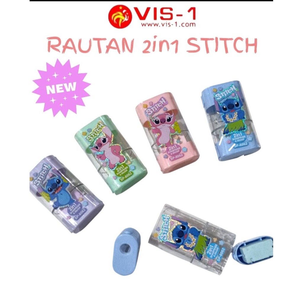 

Rautan 2in1 STITCH/Rautan dan Penghapus 2in1