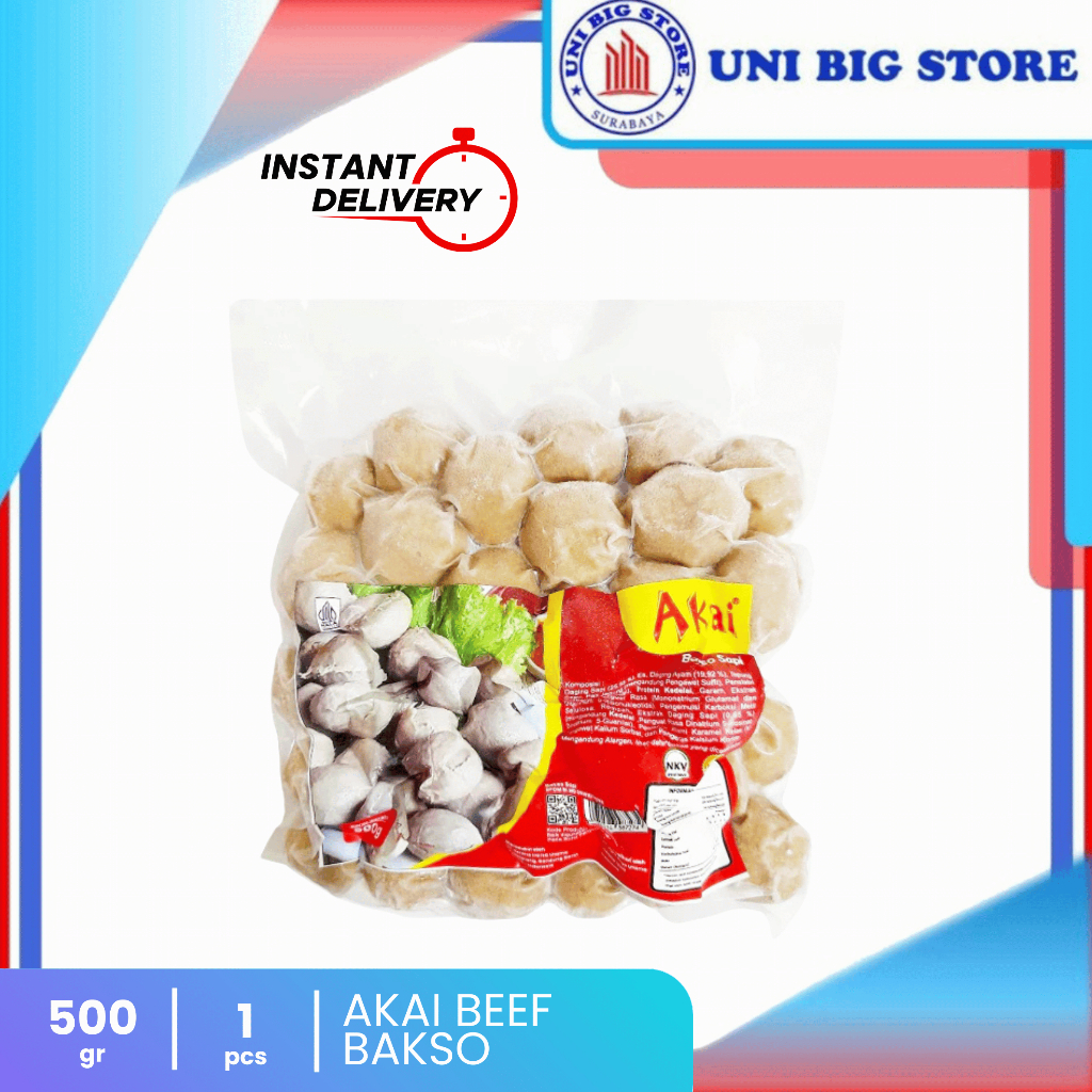 

Akai Frozen Baso Sapi 500 gr 50 Pcs Beef Bakso