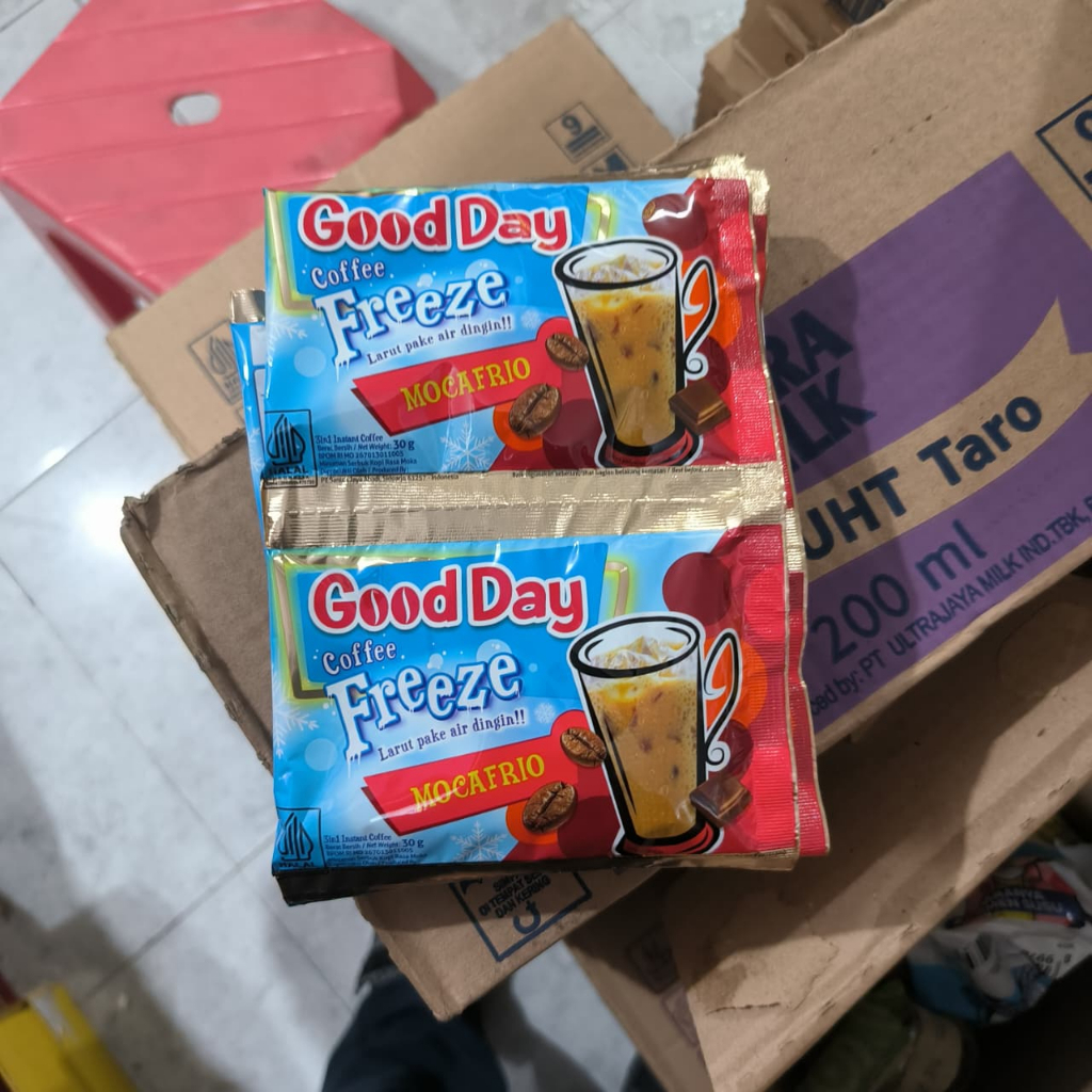 

Goodday freeze mocafrio sachet 1 Renceng isi 10 pcs