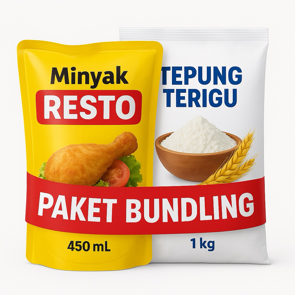 

Paket bundling Minyak dan tepung ( Live 1 )