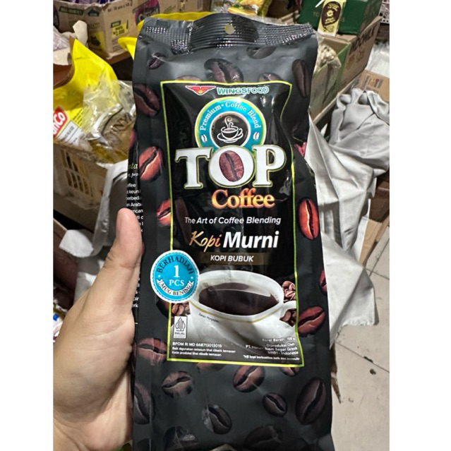 

62 TOP COFFEE MURNI 158GR - KOPI BUBUK MURNI BERKUALITAS