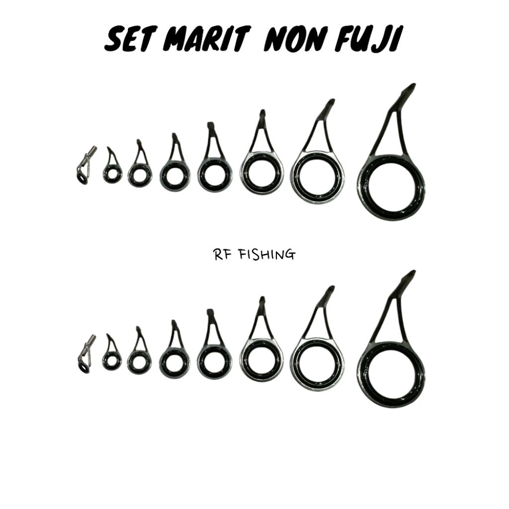 1 Set Ring Guide Marit Daido/Cincin Joran/ Marit Joran Terbaru isi 8Pcs