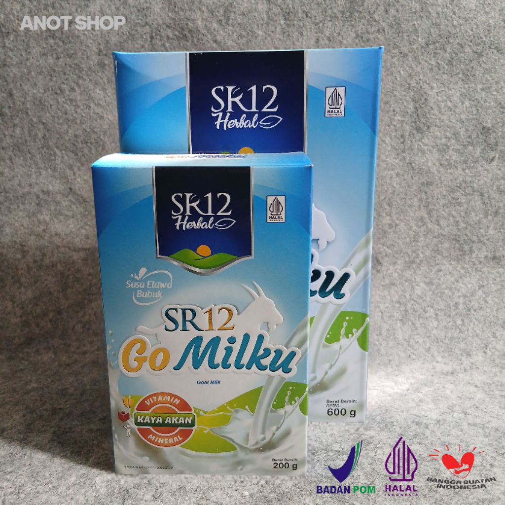 

SR12 GoMilku SR12 Herbal Susu Kambing Etawa Original