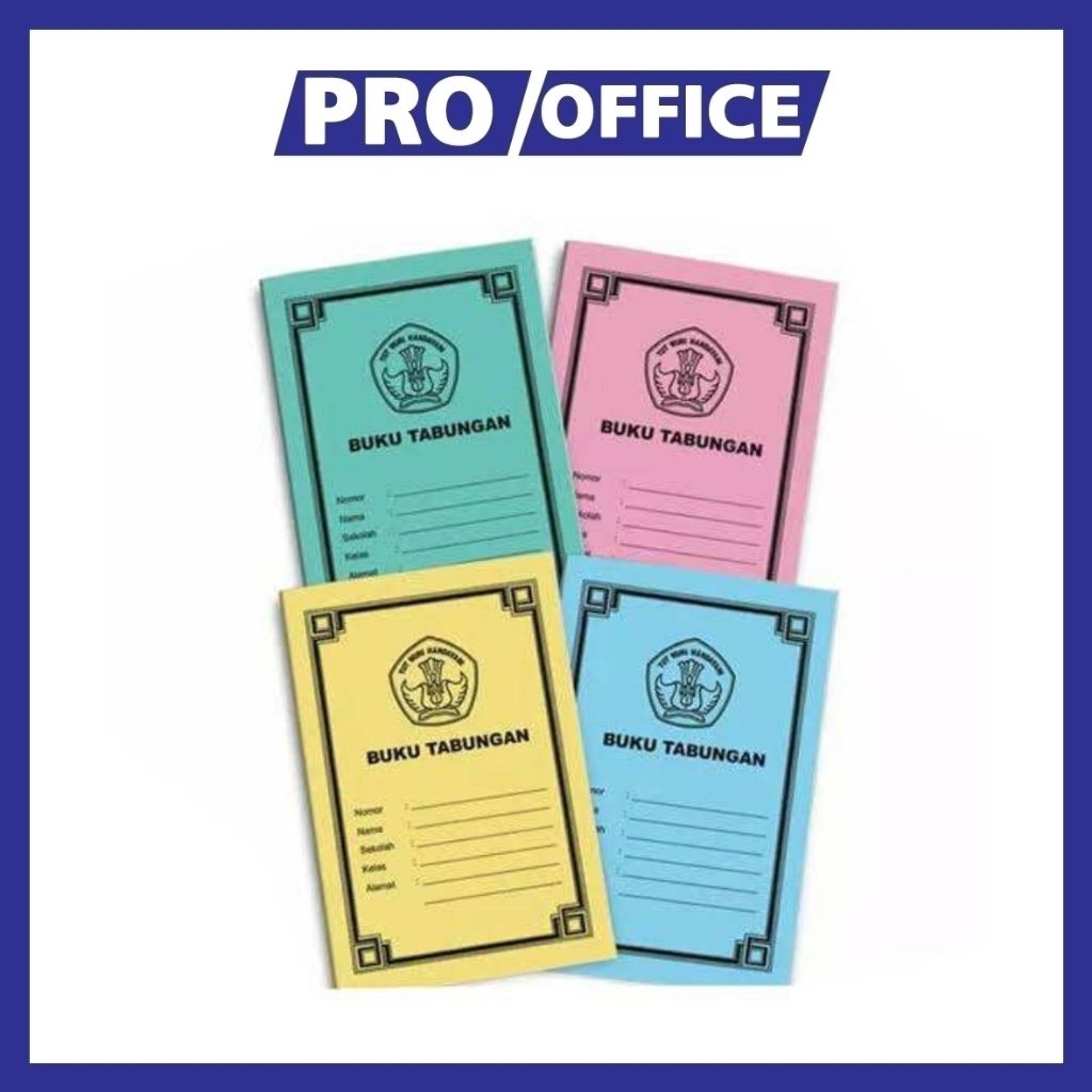 

ProOffice - Buku Tabungan Kecil 1 Pack | Buku Simpanan Murid / Anak Sekolah