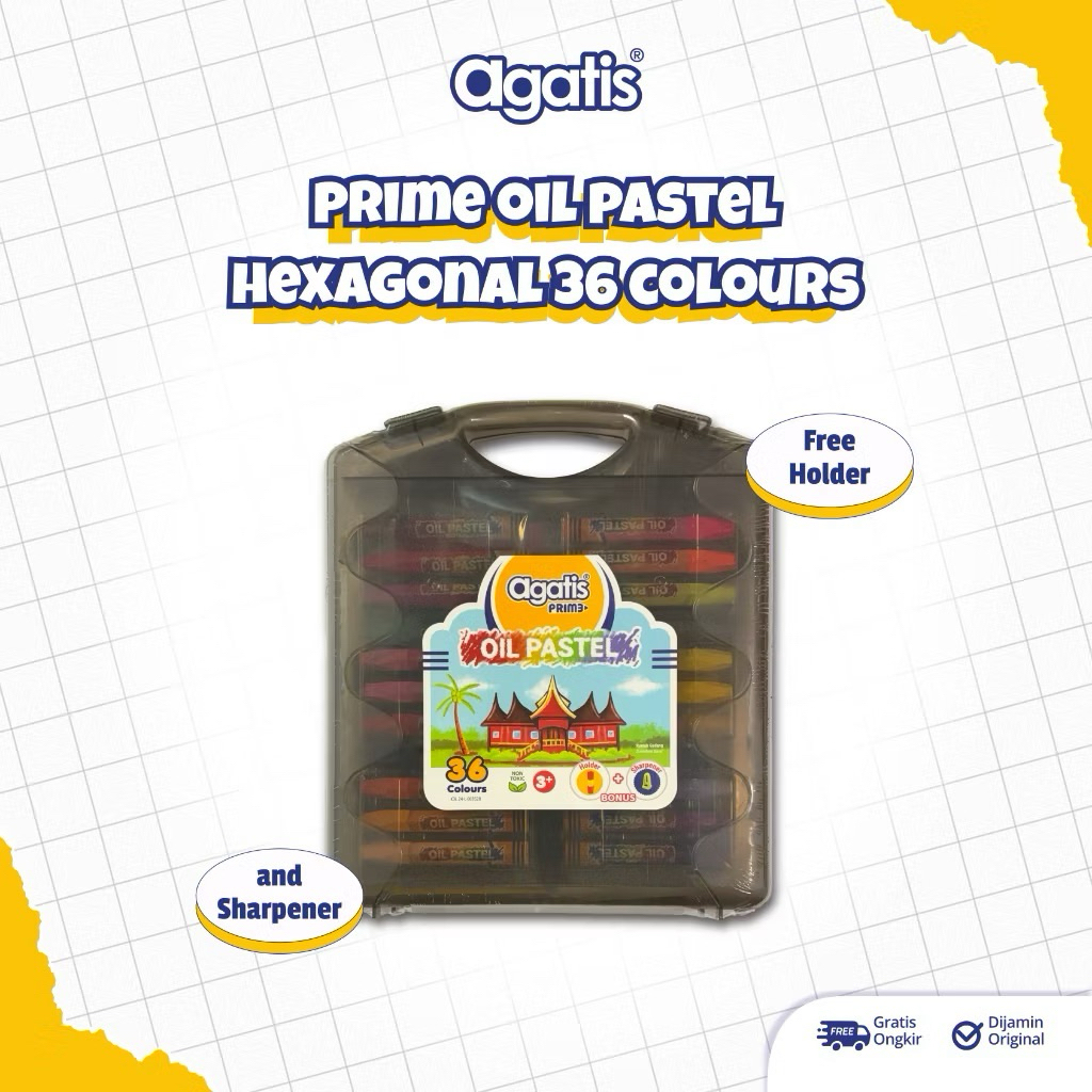 

AGATIS Oil pastel crayon [ PRIME SERIES] 36 colour