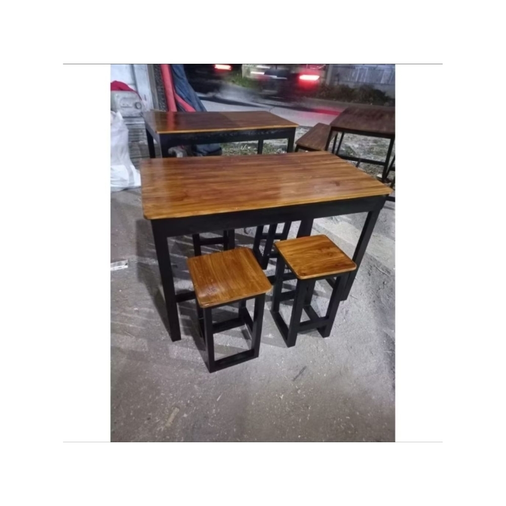 custom meja+ etalase kayu jati belanda