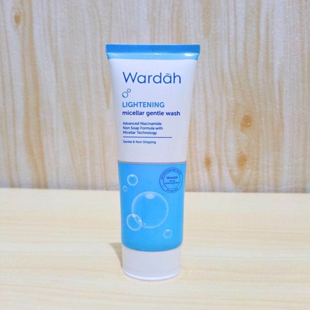 Wardah Lightening Micellar Gentle Wash Facial Foam 100ml Original BPOM  Pembersih Wajah PH Balance N