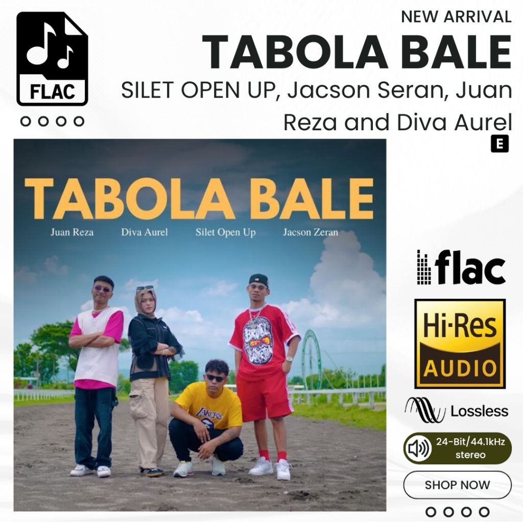 Tabola Bale Silet Open Up Jacson Seran Juan Reza Diva Aurel Album lagu FLAC Hi-Res Lossless 24-Bit/4