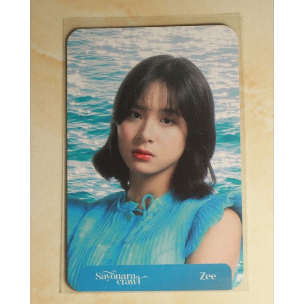 Photocard Zee JKT48 Sayonara Crawl