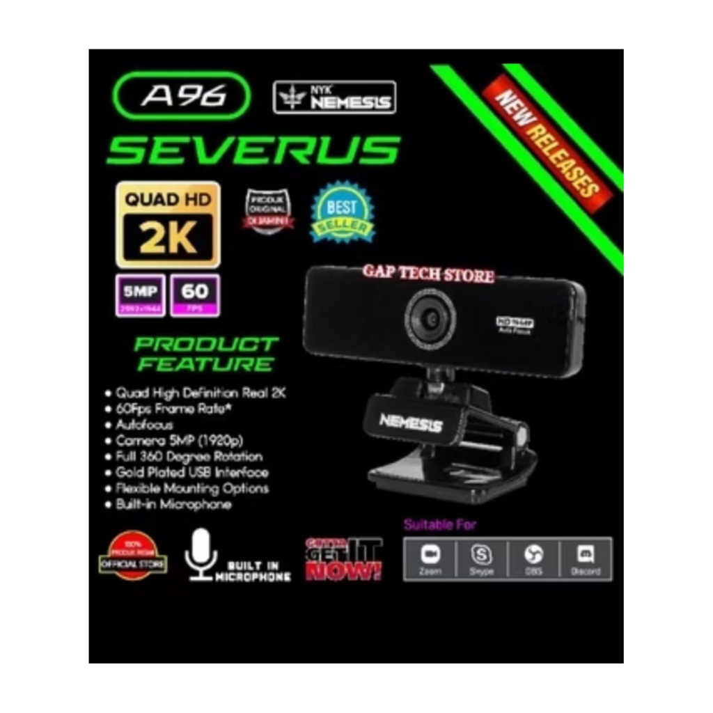 webcam nemesis 1040 HD