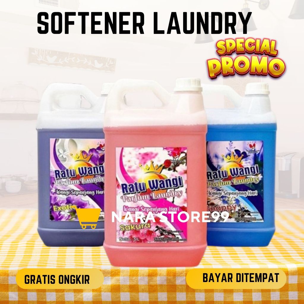 PARFUM LAUNDRY 5 LITER SOFTENER MOLTO PEWANGI PELEMBUT PAKAIAN