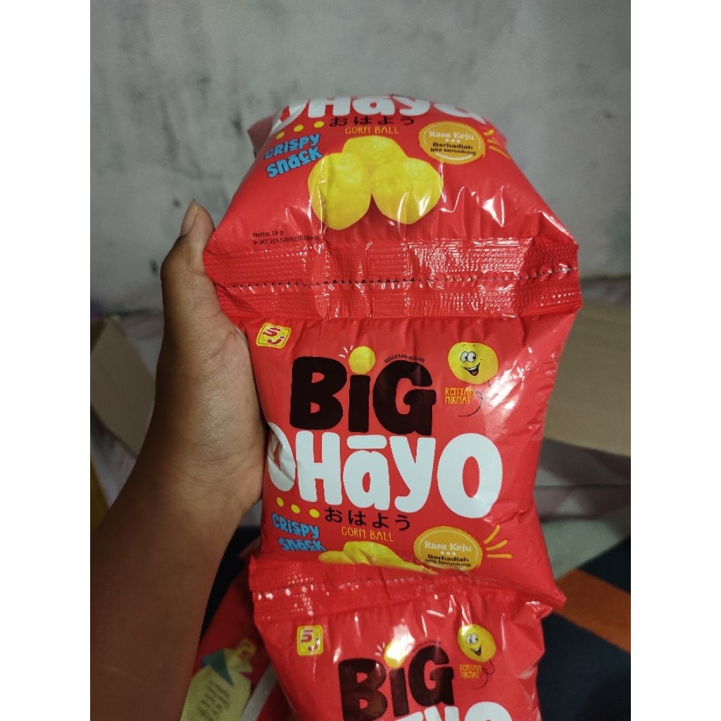 

Big Ohayo Chiki berhadiah uang 1 renteng (isi 10 Bks)
