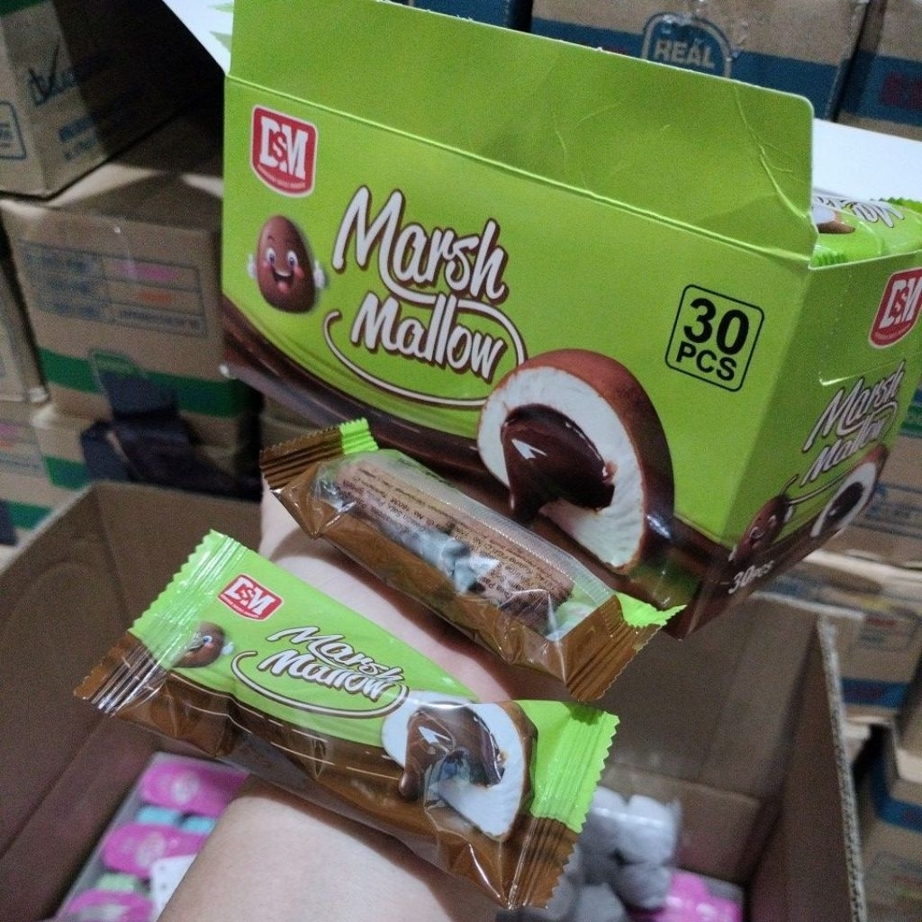 

Marshmello Cokelat Mochi 1 box isi 30pcs