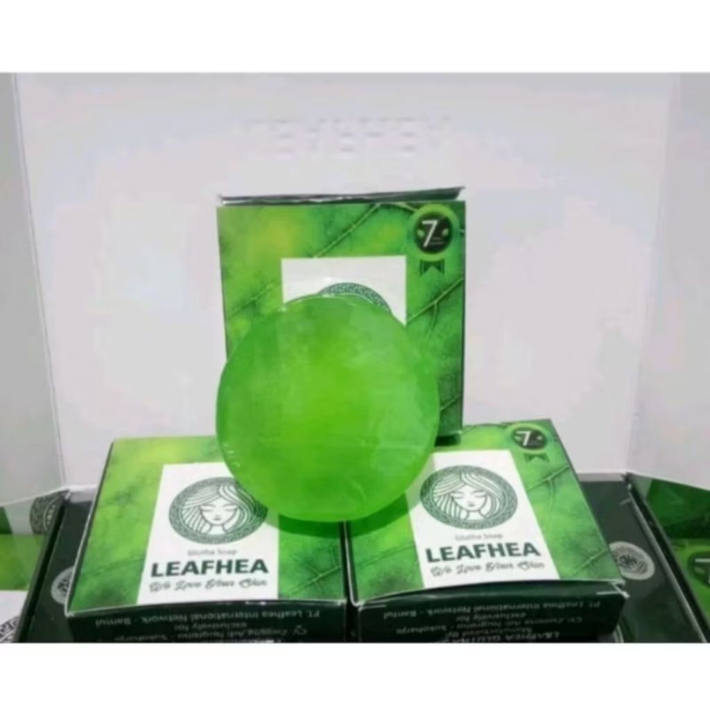 PROMO 1 BOX ISI 16PCS SABUN LEAFHEA ORIGINAL BPOM