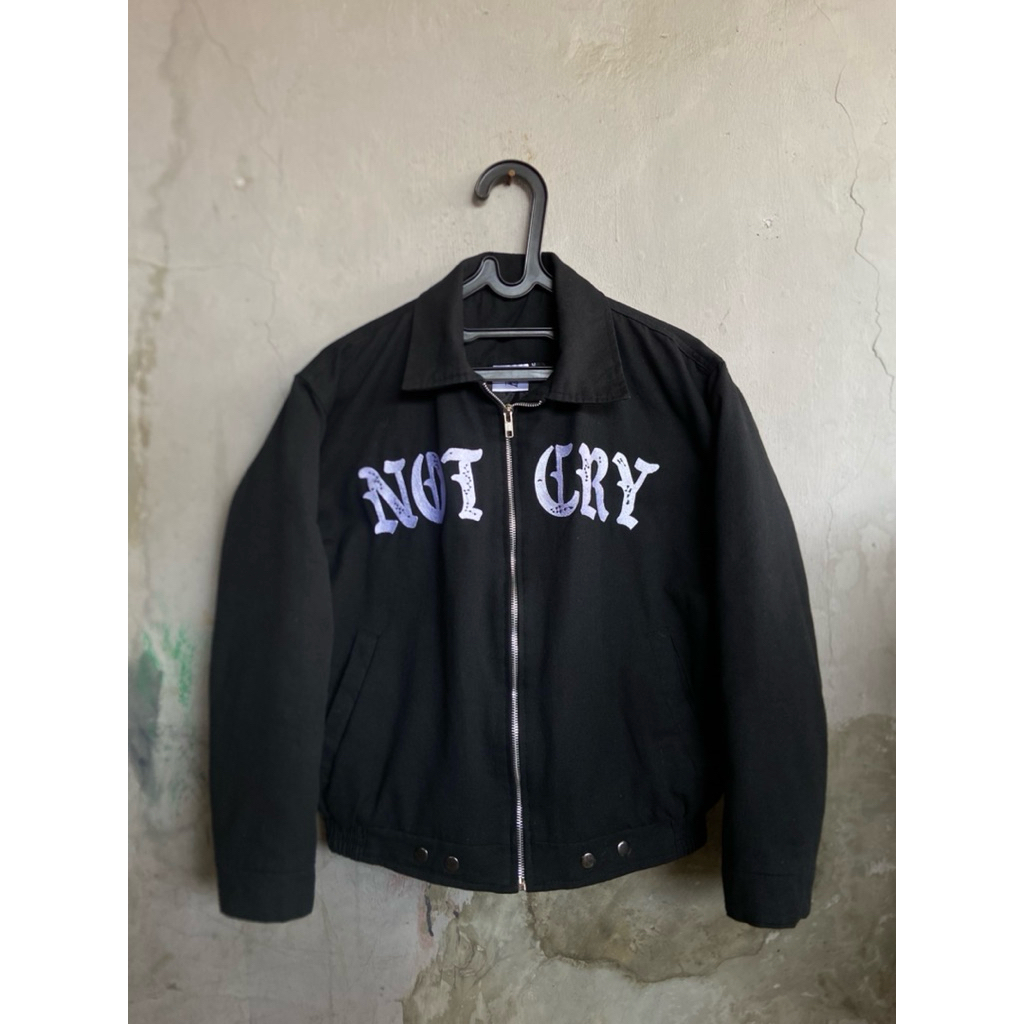 WORK JACKET HITAM BOXY