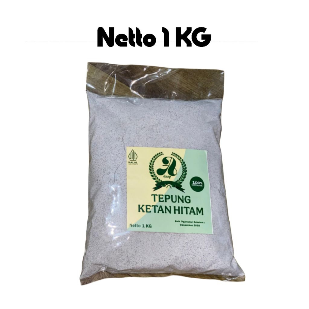 

Tepung Ketan Hitam 1kg Murni Tanpa campuran Terlaris
