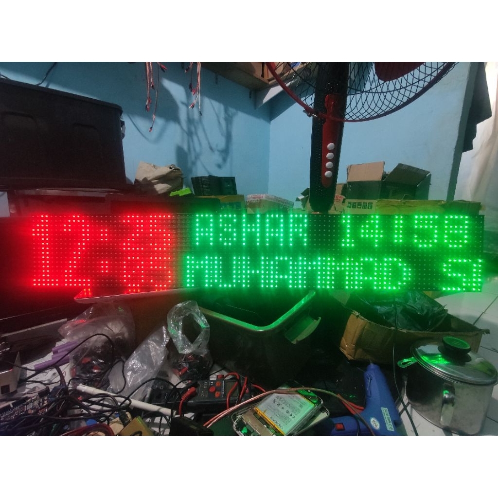 jasa isi program jws multi panel 1-6 panel (jws jam waktu sholat)