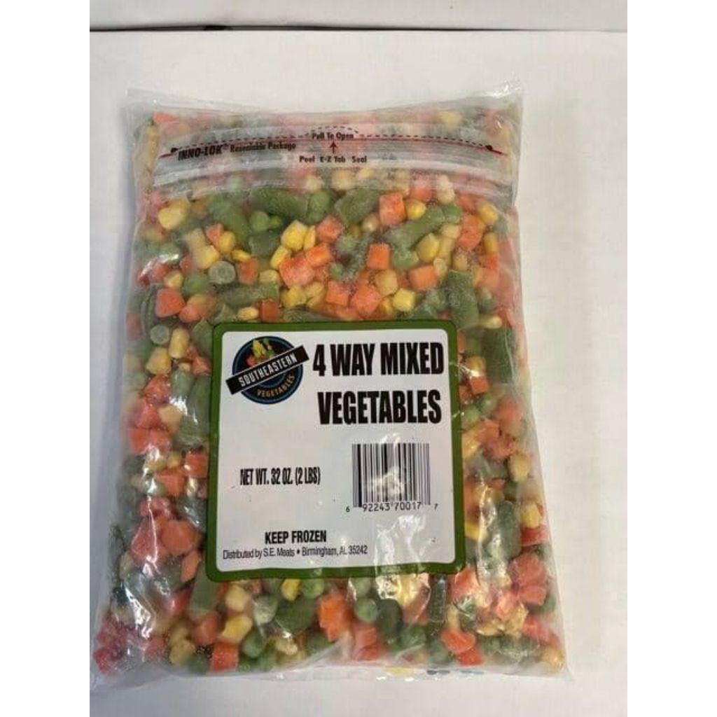 

Mixed Vegetable 4 ways / Sayuran Beku Campur 1 kg (Frozen Food)