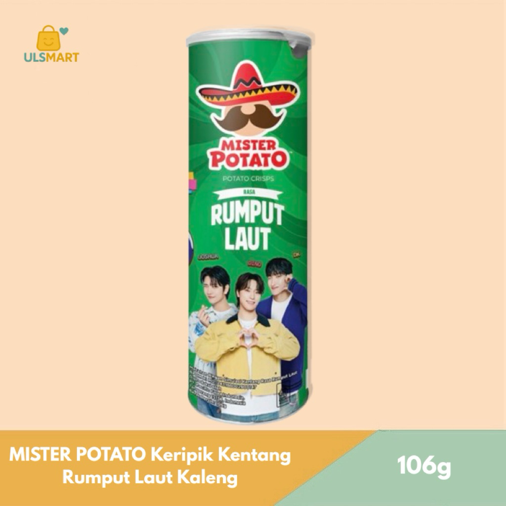 

MISTER POTATO Keripik Kentang Rumput Laut Kaleng 106 g