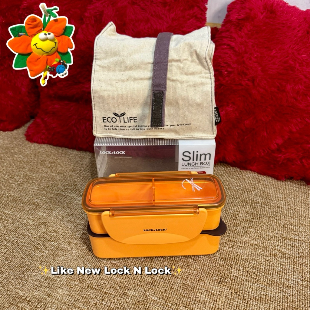 Kotak Bekal LOCK N LOCK Mini Lunch Box (Like New) - Lunch box lock n lock murah