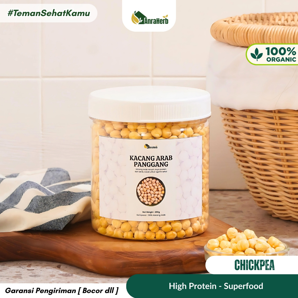 

AnraHerb Kacang Arab 250gr Organik | Superfood Nabati Bantu Jaga Pencernaan Dan Stamina Harian