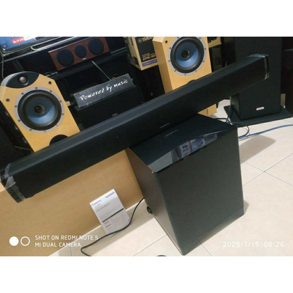 Soundbar ONKYO LS-B50 Envision Cinema Bluethoot Optical Dolby D Wireless Subwoofer