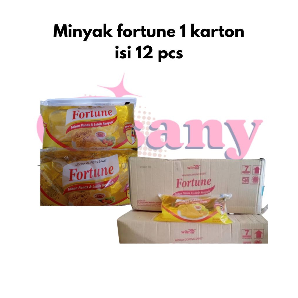

minyak fortune 1000 ml 1 karton