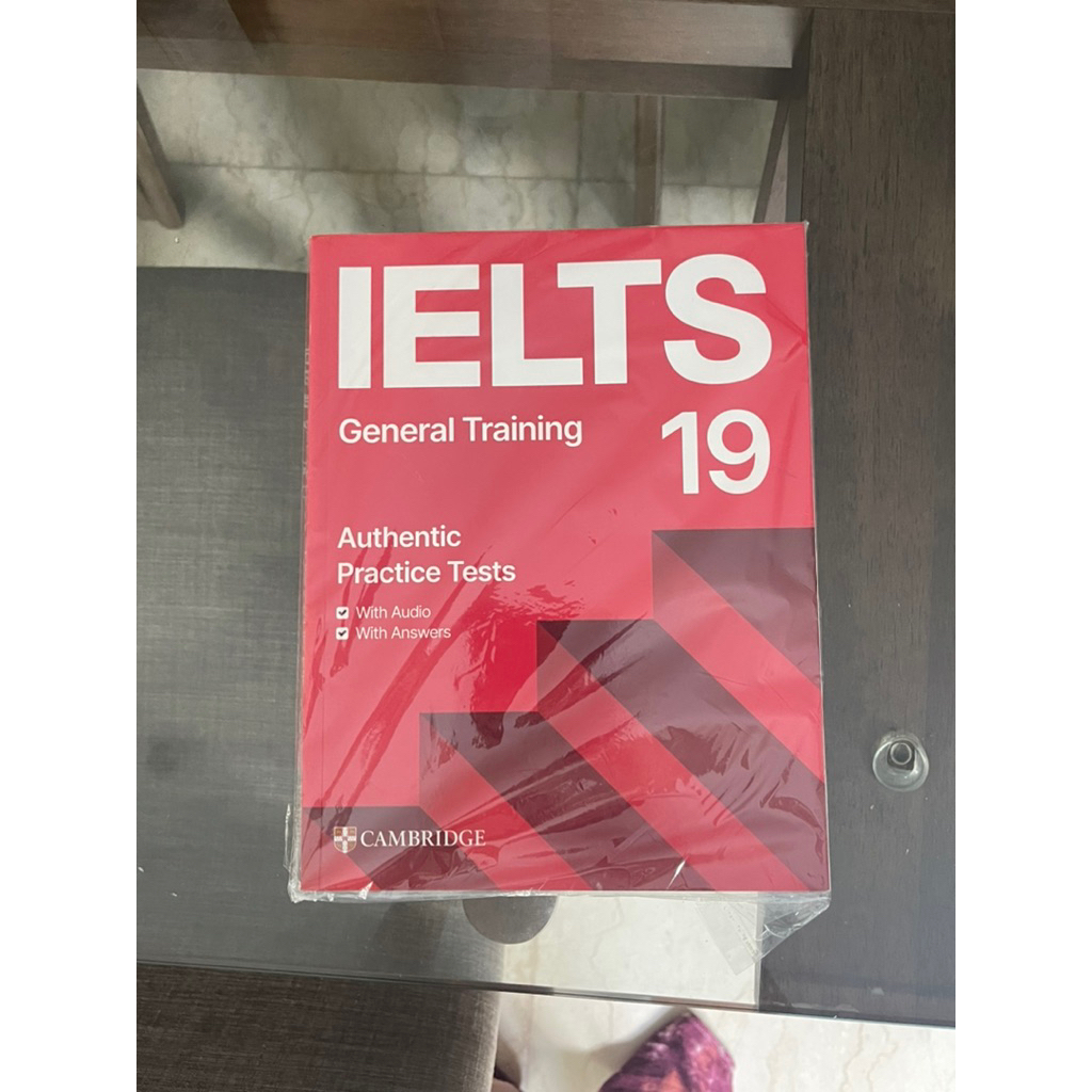 BUKU IELTS CAMBRIDGE Seri 19 BARU MULUS (BELUM DIGUNAKAN UNTUK BELAJAR)