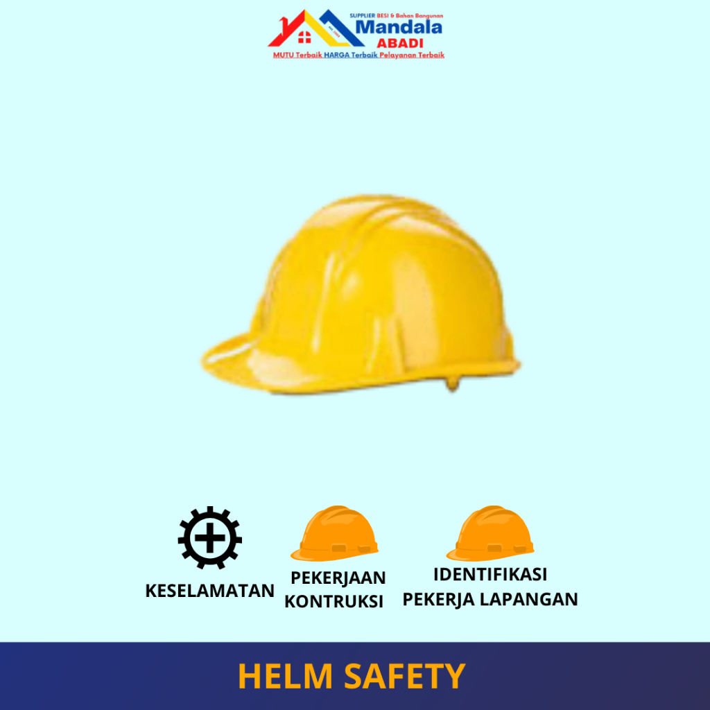 Helm Safety Helm Proyek Kuning